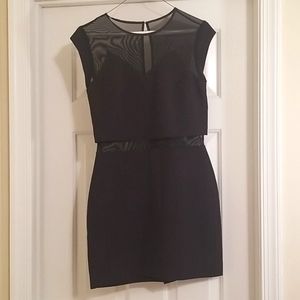 Black mini dress